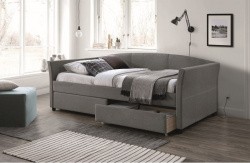 Кровать SIGNAL LANTA серый, 90х200 NEW 2 ткань