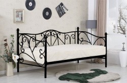 Кровать HALMAR SUMATRA черный, 90х200