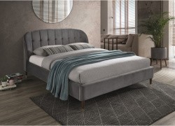 Кровать SIGNAL LIGURIA VELVET серый, 160х200 NEW 2