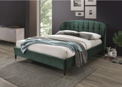 Кровать SIGNAL LIGURIA VELVET зеленый, 160х200 NEW 2