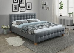 Кровать SIGNAL BARCELONA серый-дуб 160200 NEW ткань