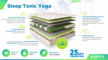 Матрас Аскона Sontery Sleep Tonic Yoga 90х200- фото2