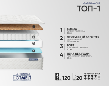Матрас Фабрика Сна Топ-1 160х200- фото